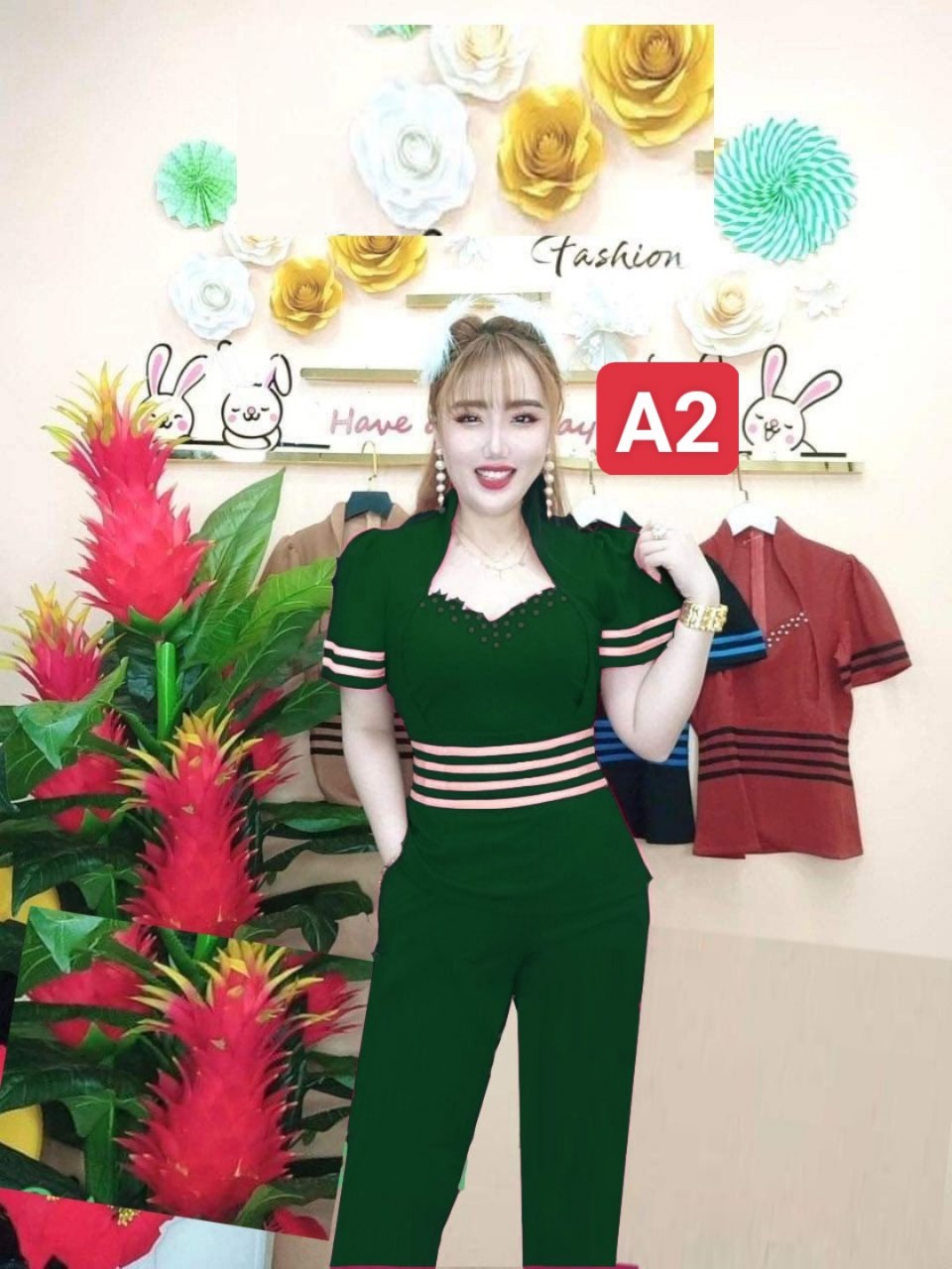 Set đồ bộ thun cát hàn quần dài size 48-70kg