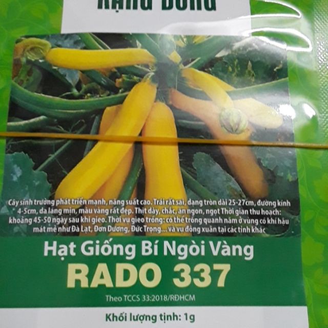 Hạt Giống Bí Ngòi Vàng 1Gram