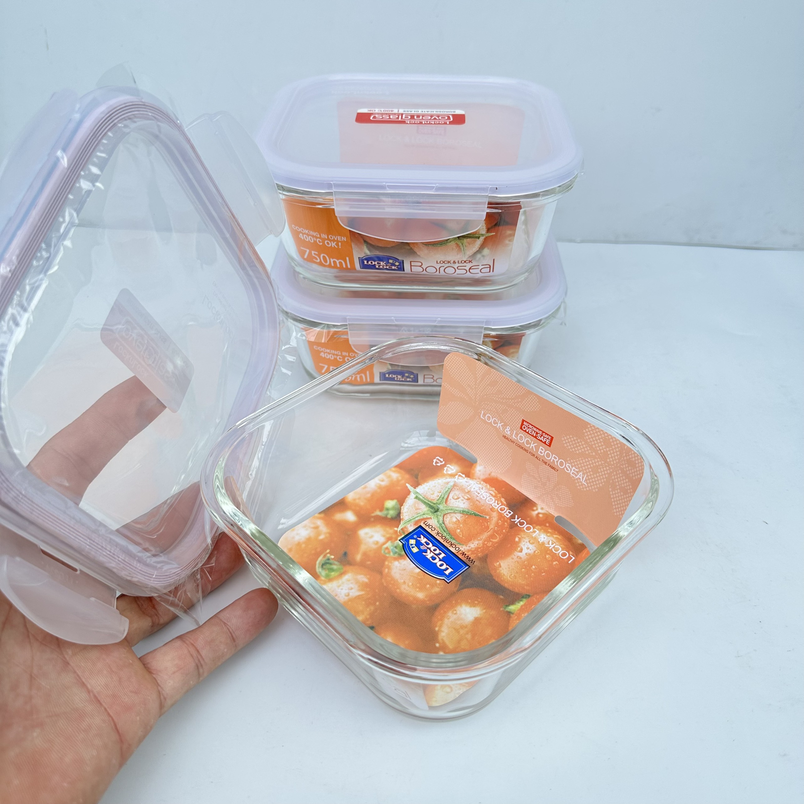 Hộp thuỷ tinh cao cấp lock 840ml*750ML GIAO NGẪU NHIÊN