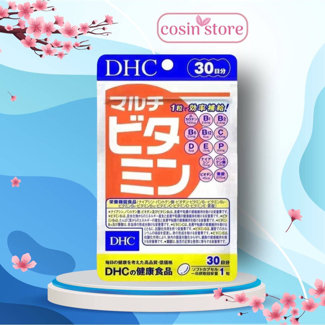 Viên uống Vitamin Tổng Hợp DHC MULTI VITAMINS 30 viên 30 ngày dùng của Nhật - Bổ sung vitamin cần thiết hàng ngày cho cơ thể - Cosin Store