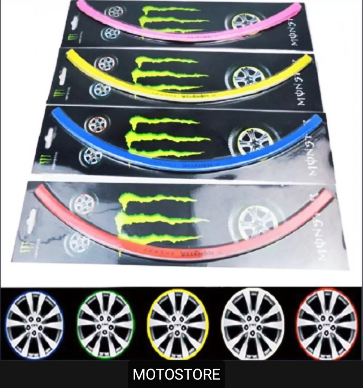 Dán vành Monster xe máy, xe điện