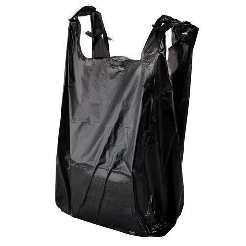 1 Kg túi xốp đen có quai, size: 5kg
