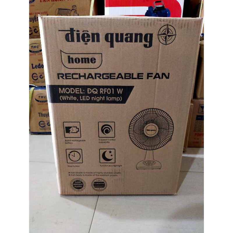 Quạt sạc tích điện điện quang