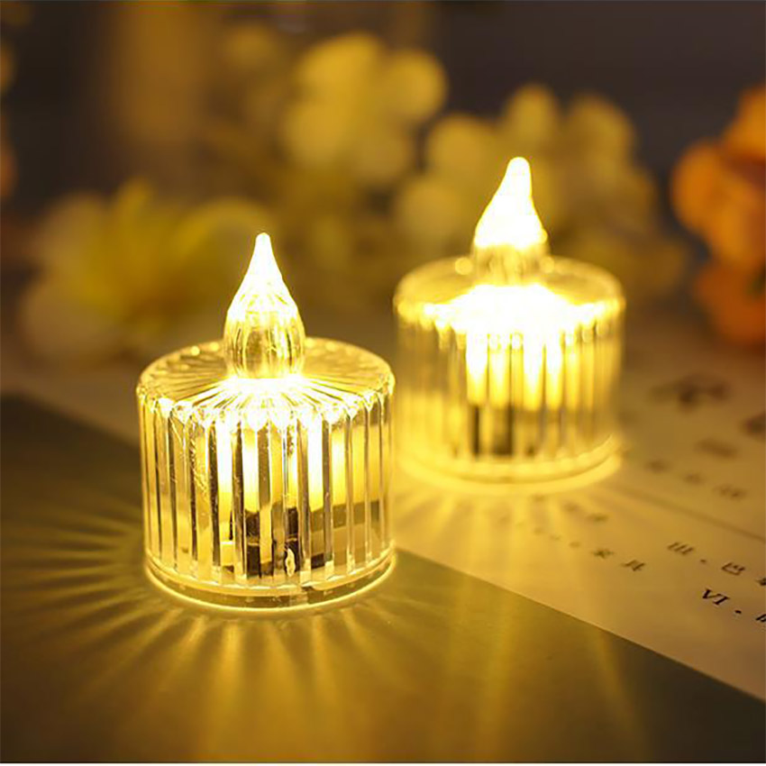 Nến điện tử mini - Nến khúc xạ trang trí kèm pin