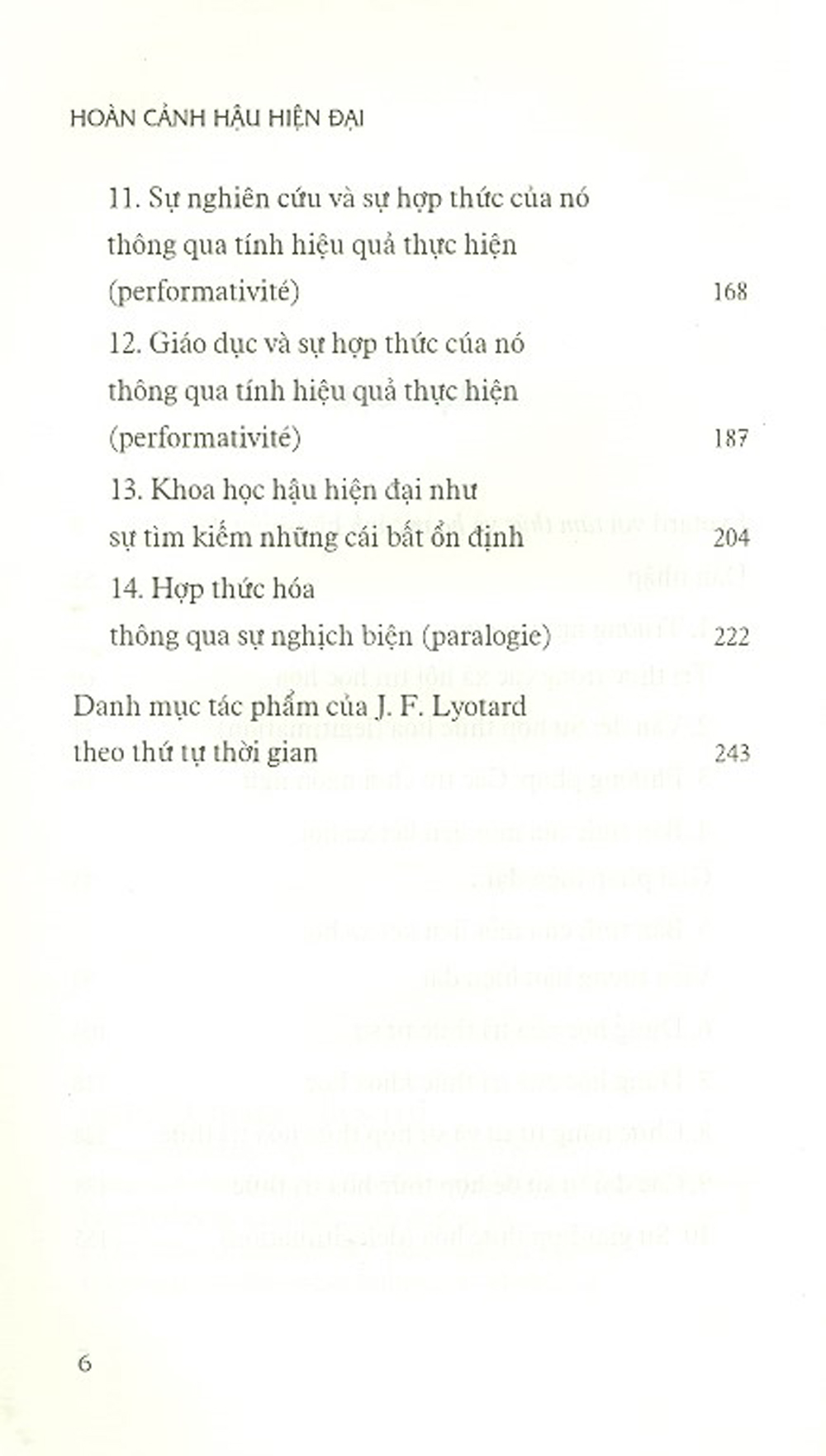 Hoàn Cảnh Hậu Hiện Đại