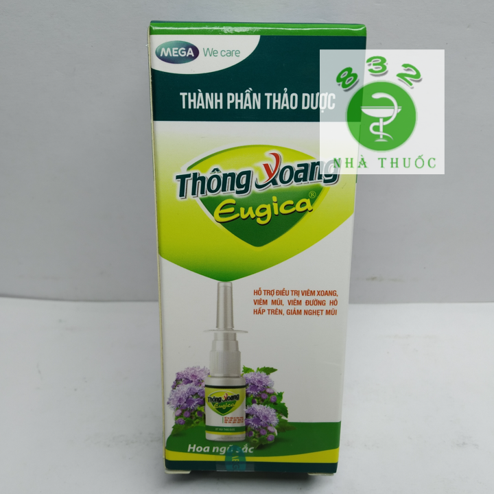 Dung dịch xịt thông xoang Eugica 15ml