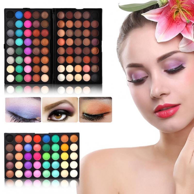 120 Màu Chuyên Nghiệp Lắc Chân Nữ Matte Eyeshadow Palette Mắt Trang Điểm Mỹ Phẩm Bộ Bộ Dụng Cụ-quốc tế