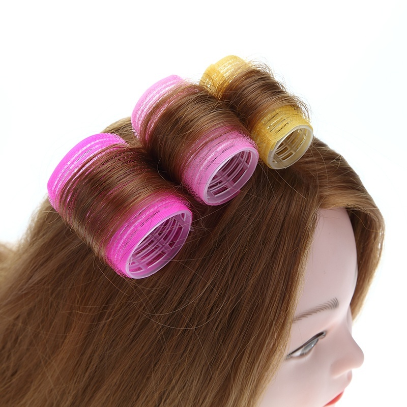 15pcs/lot Hairdressing Home Use DIY Magic Large Self-Adhesive Hair Rollers Styling Roller Roll Curler Beauty Tool 3 Size - intl nhập khẩu