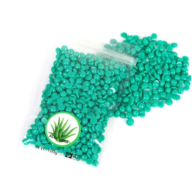 1 gói/100 gam Rụng Lông Sáp Đậu Tóc Tẩy Lông dành cho Tay Chân Da Mặt-quốc tế