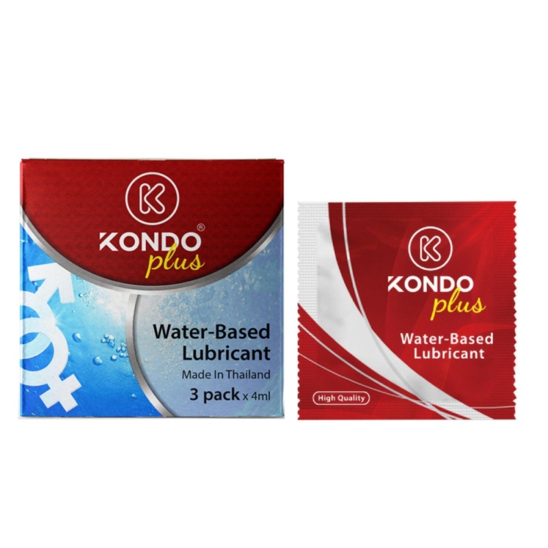 6 Gói Gel bôi trơn Thái Lan cao cấp KONDO PLUS (4ml x 06) - VSmile Vietnam