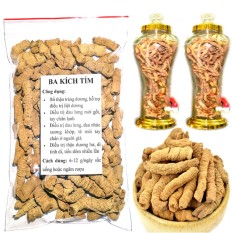 Ba kích tím 500g - Loại tốt, khô, bỏ lõi - Bổ thận tráng dương