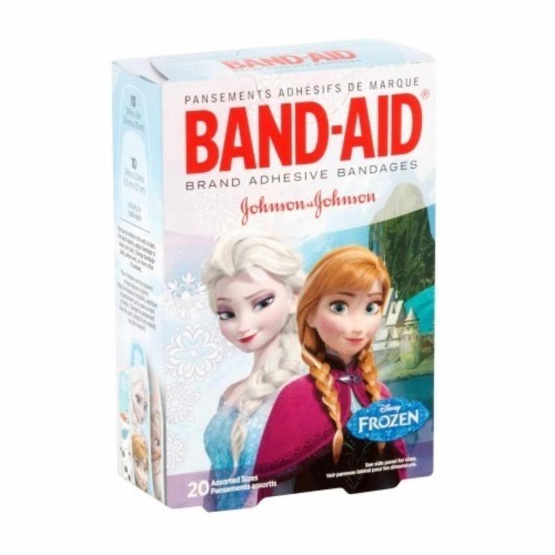 Băng keo cá nhân trẻ em Johnson & Johnson Elsa & Anna 20 miếng