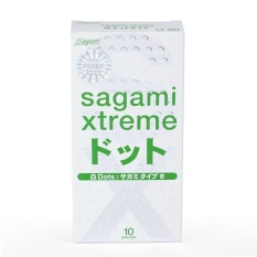 Bao cao su có gai Sagami Xtreme White 10 bao
