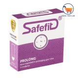 Bao cao su Siêu mỏng Kéo dài thời gian Safe Fit Prolong - 3 chiếc