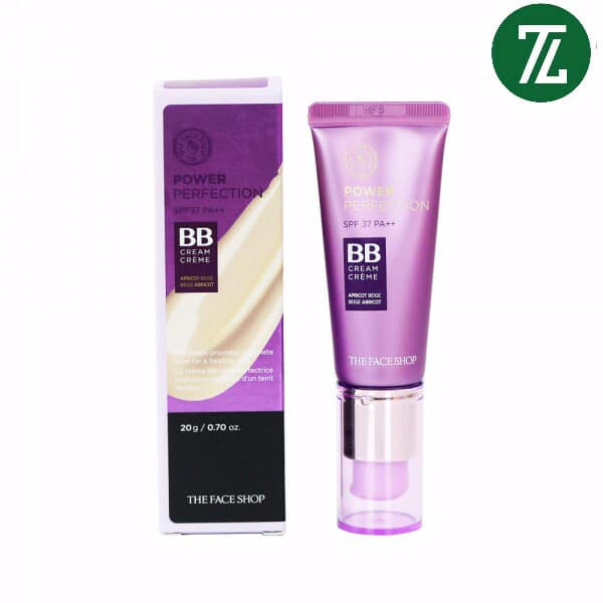 Kem Nền BB Cream The Face Shop Power Perfection Che Khuyết Điểm Kiềm Dầu Trang Điểm Đa Năng Hàn Quốc 20g - SPF37 PA++