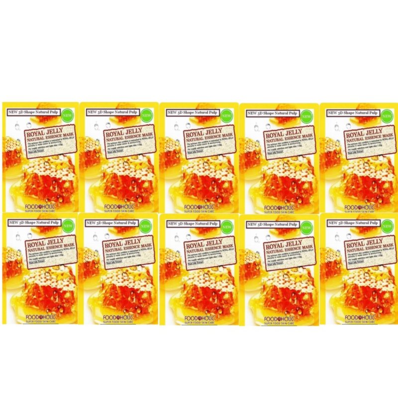 Bộ 10 gói MẶT NẠ 3D CHIẾT XUẤT SỮA ONG CHÚA