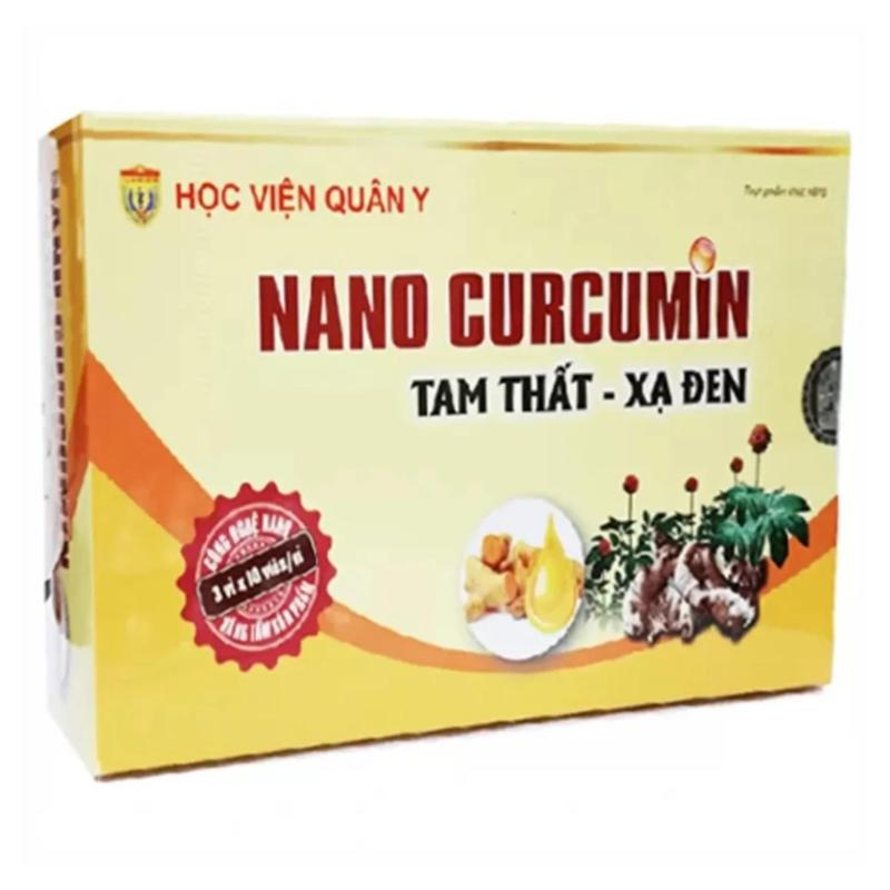 Bộ 10 hộp Nanocurcumin Tam thất xạ đen HVQY cao cấp