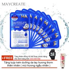 Bảng Báo Giá Bộ 10 Mặt nạ HA MayCreate – Hyaluronic Acid Super Smooth Mask + Tặng tuýp kem dưỡng da tay hương thơm thiên nhiên ( mùi hương ngẫu nhiên )