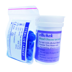 Bộ 10 que thử đường huyết + 10 kim lấy máu eBchek 10-SL nhập khẩu
