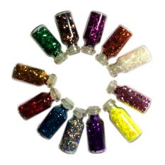Nơi mua Bộ 12 hộp kim tuyến tạo mẫu nail