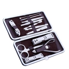 Bộ 12 món dụng cụ làm móng RUBY kèm hộp da - RubyShop