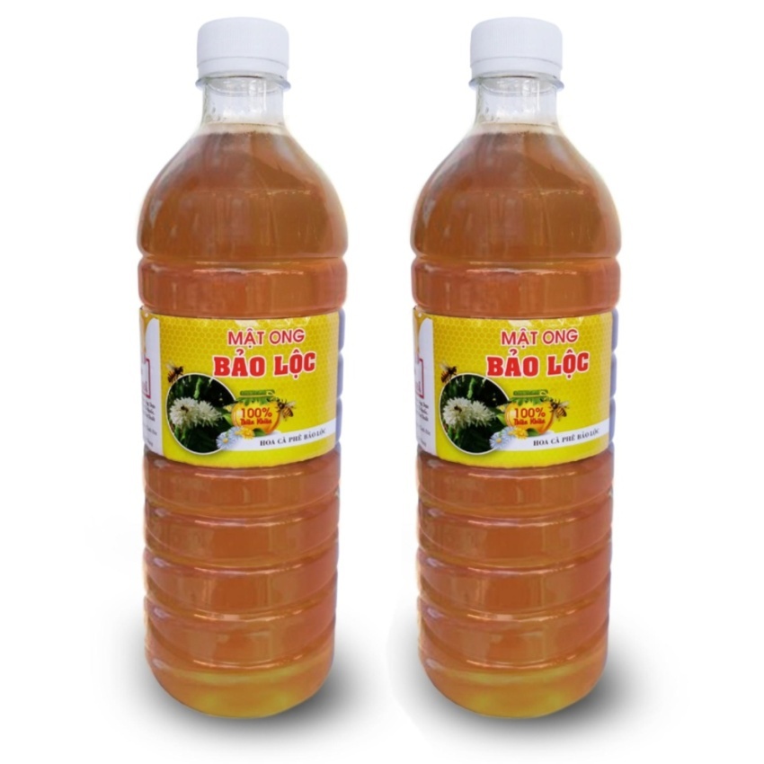 [HCM]Bộ 2 Chai Mật Ong Bảo Lộc 1 Lít