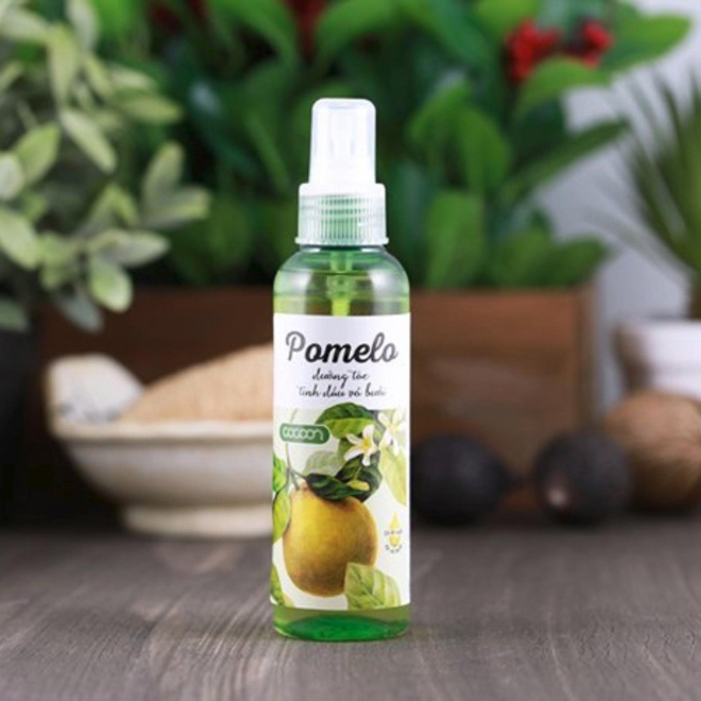 Bộ 2 Chai Tinh Dầu Bưởi Xịt Tóc Pomelo Cocoon 130ml