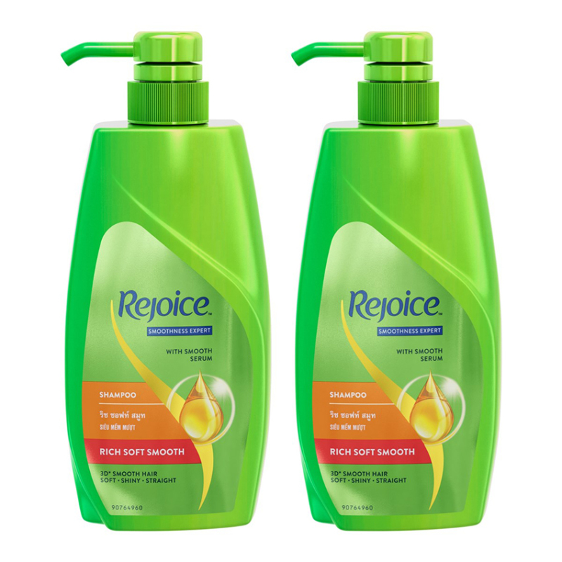 Bộ 2 dầu gội Rejoice siêu mượt 900ml