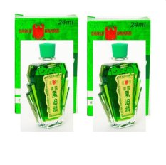 Bộ 2 hộp dầu gió xanh con Ó Eagle Singapo 24ml
