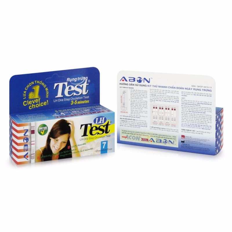 Bộ 2 hộp que thử rụng trứng ABON (Hộp x 7 que)