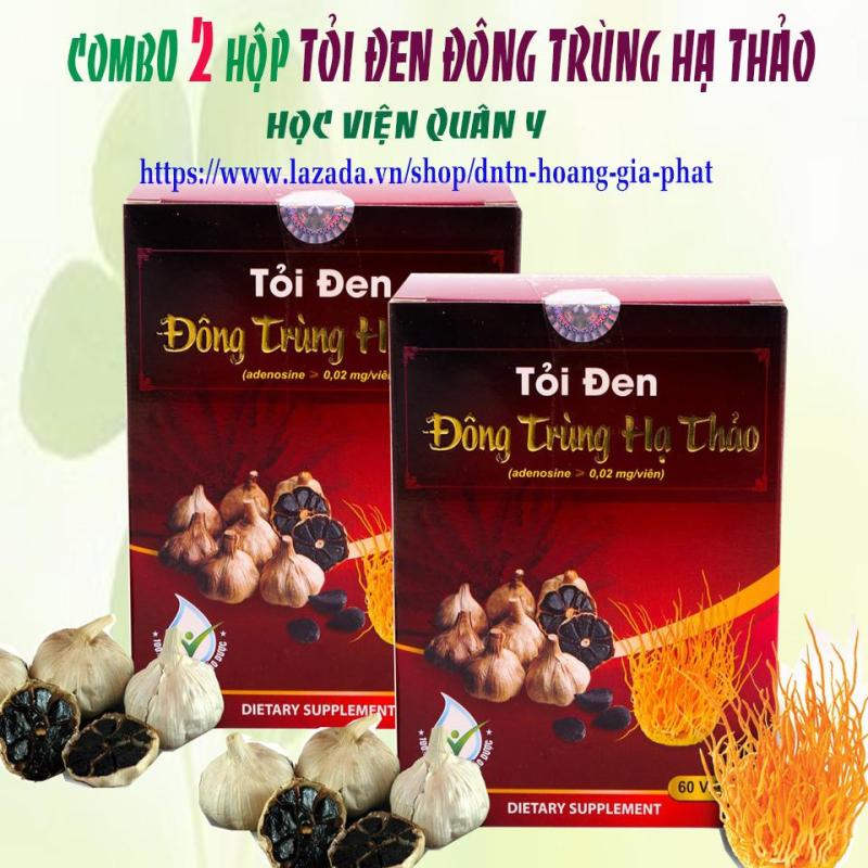 Bộ 2 hộp Tỏi đen đông trùng hạ thảo Học Viện Quân Y