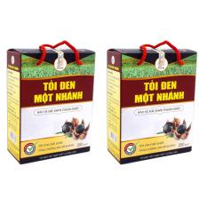 Bộ 2 hộp tỏi đen một nhánh Tỏi đen Việt Nam 250g
