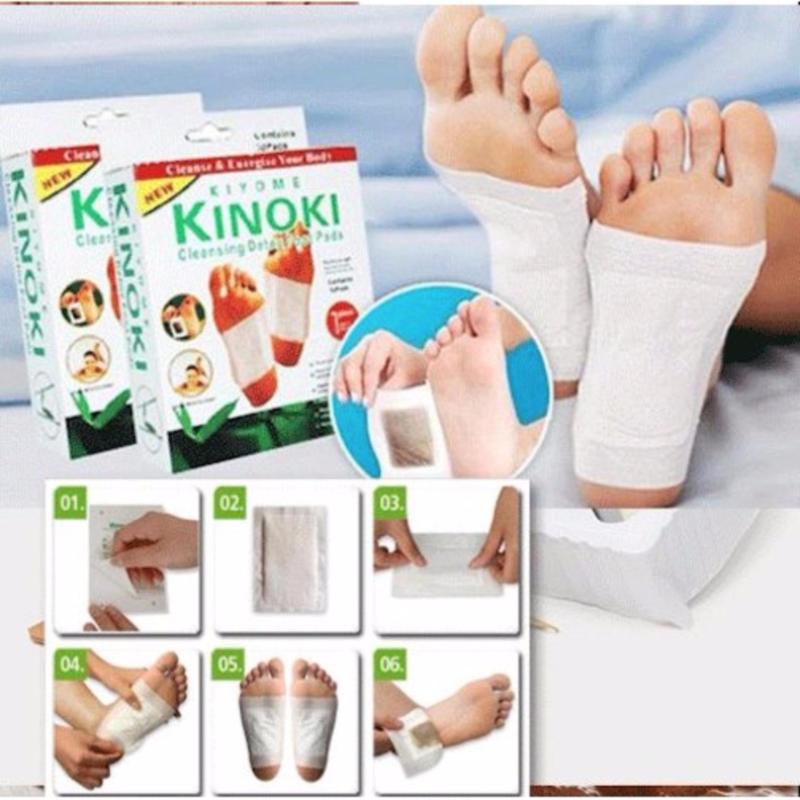 Bộ 20 miếng dán giải độc massage chân Kinoki cao cấp ( Có clip ) - BetterLife cao cấp