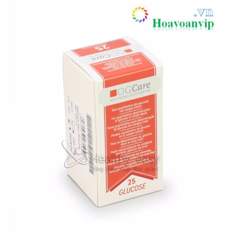 Bộ 25 Que Thử Máy Đo Đường Huyết Ogacre