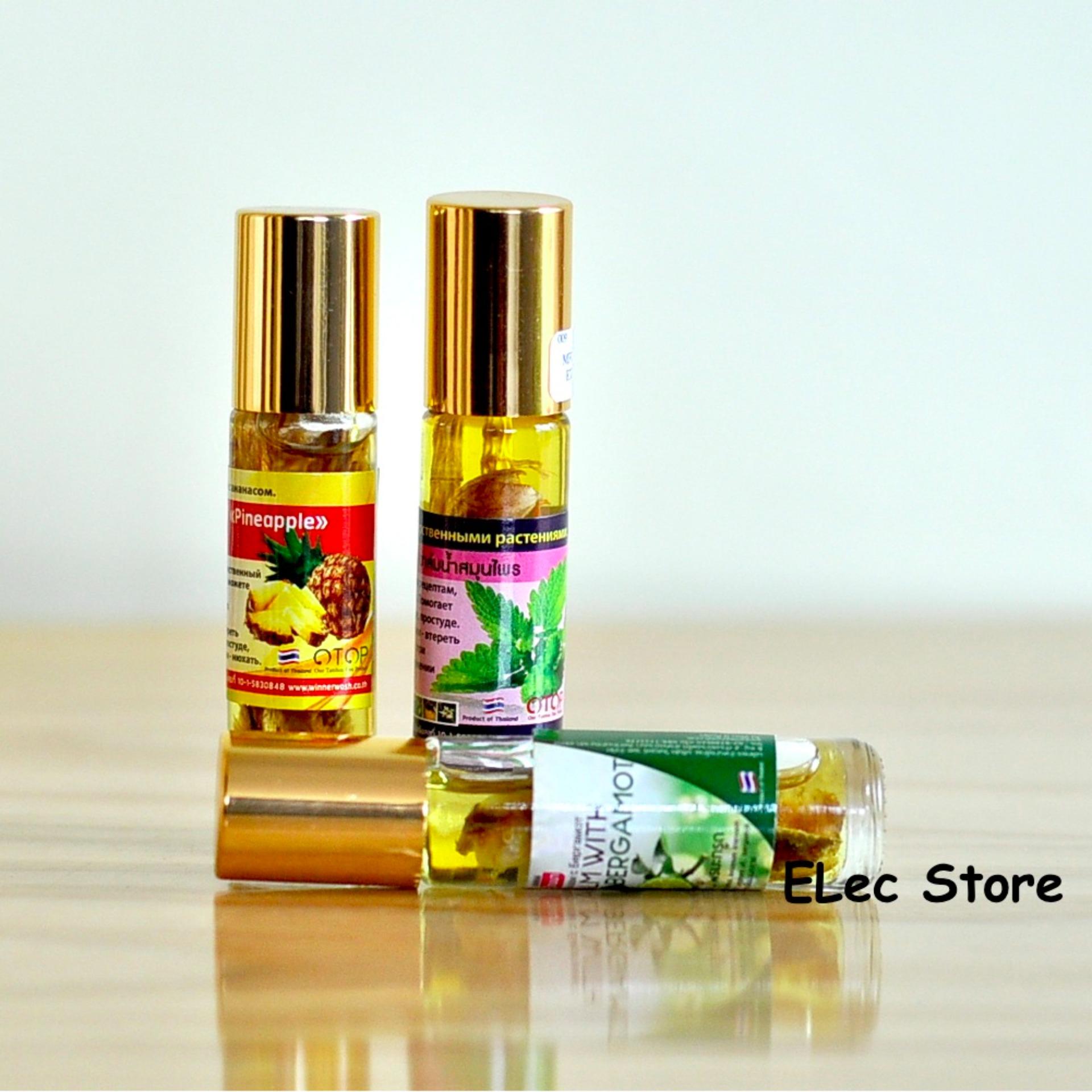 Bộ 3 chai Dầu gió thảo dược Thải Lan