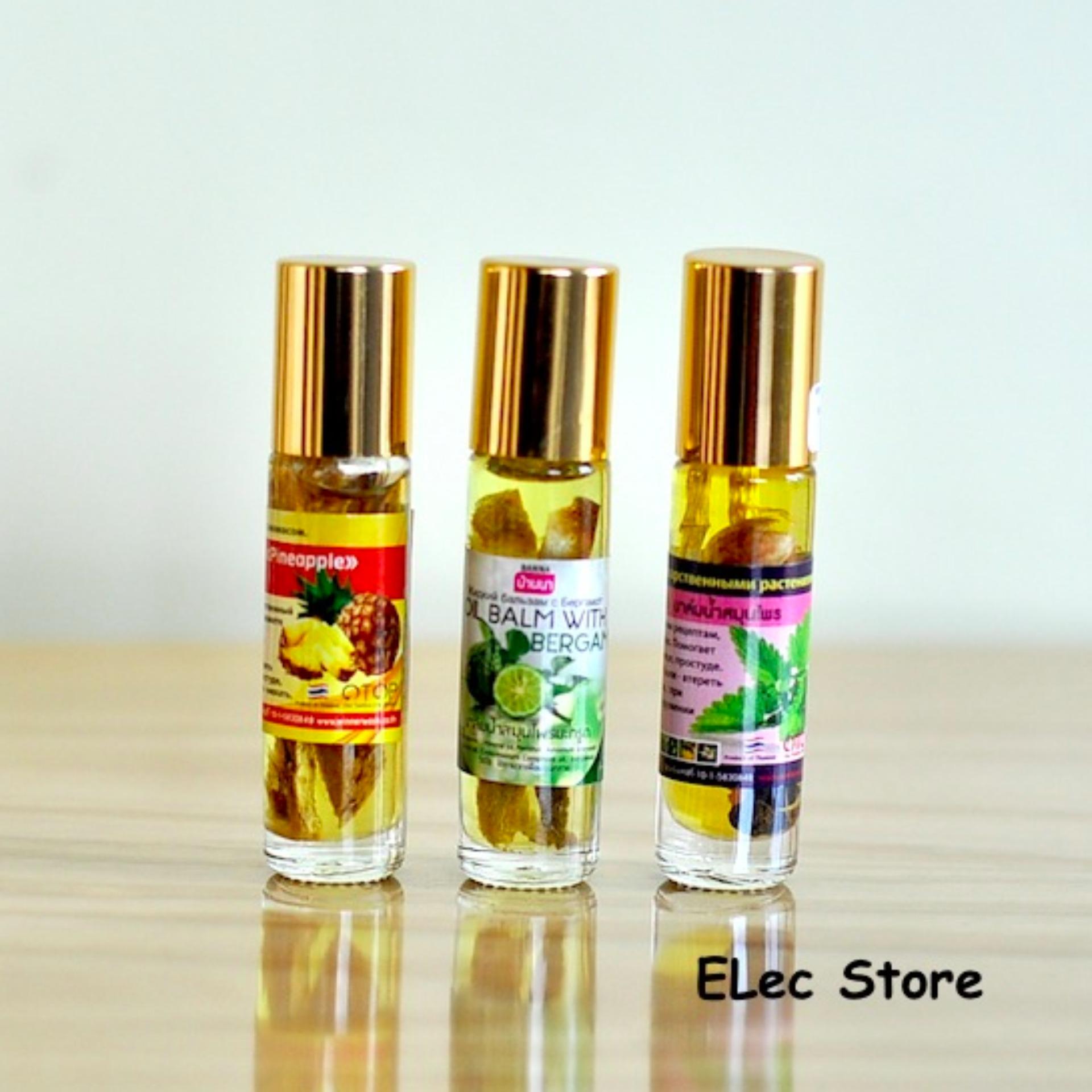 Bộ 3 chai Dầu gió thảo dược Thải Lan