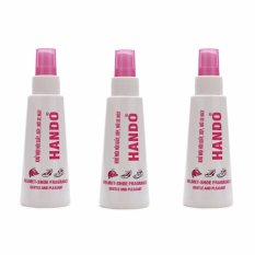 Bộ 3 chai xịt khử mùi hôi giày dép mũ bảo hiểm Hando 120Ml