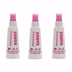 Bộ 3 chai xịt khử mùi hôi giày dép mũ bảo hiểm Hando 120Ml TI506