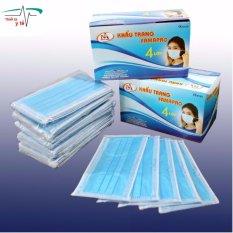 Bộ 3 Hộp Khẩu Trang Y Tế 4 Lớp Nam Anh (Xanh) nhập khẩu