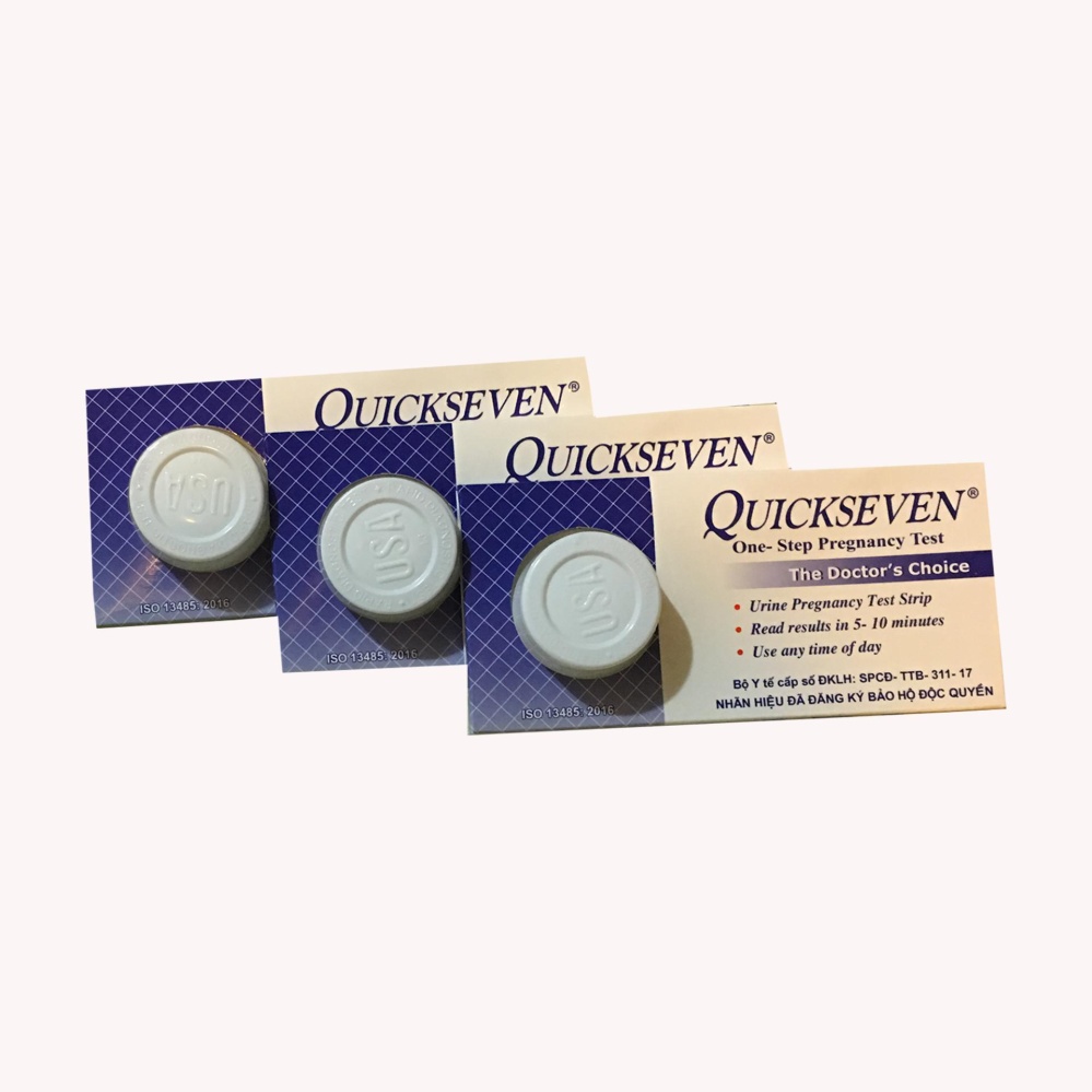 Bộ 3 Que Thử Thai QUICKSEVEN
