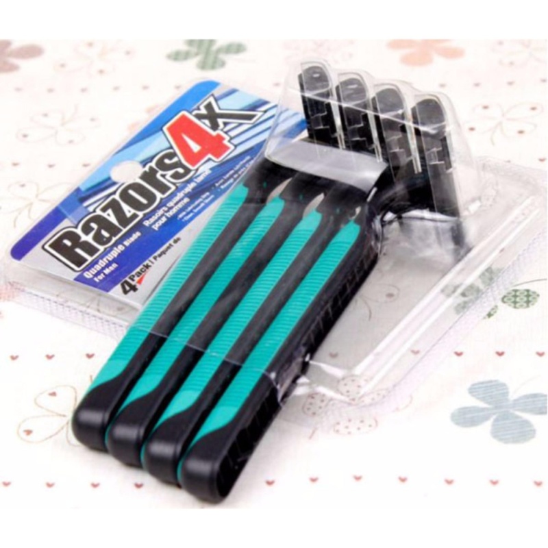Bộ 4 dao cạo loại 3 lưỡi