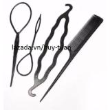 Bộ 4 dụng cụ tạo kiểu búi tóc tiện dụng