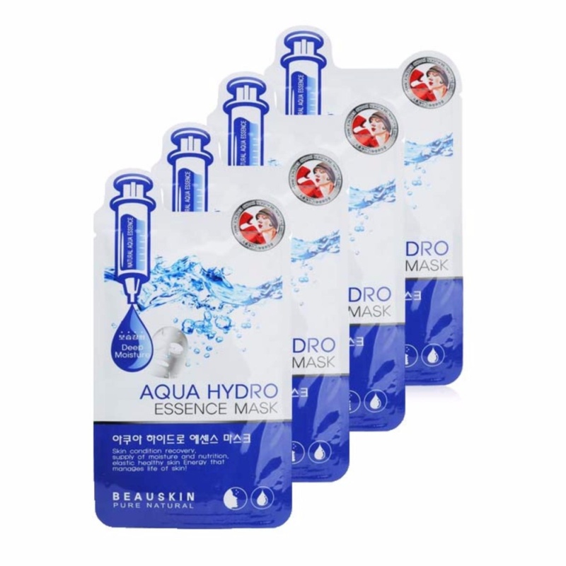 Bộ 4 Mặt nạ dưỡng da Beauskin Aqua Hydro Essence Mask