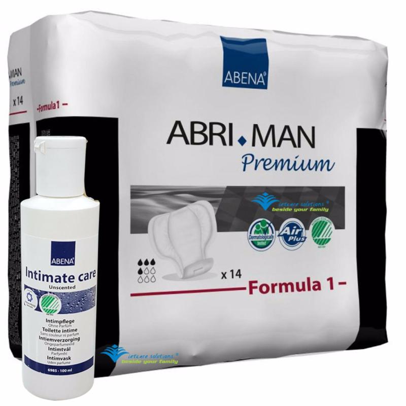 Bộ băng vệ sinh nam Abri man F1 và dung dịch vệ sinh vùng kín Intimate 100 ml tốt nhất