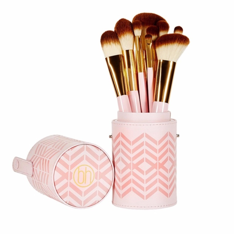 Bộ Cọ 10 Cây BH COSMETICS Pink Perfection - 10 Piece Brush Set