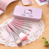 [HCM]Bộ cọ trang điểm 7 cây mềm mượt kèm hộp đựng (Hồng)