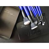 Bộ cọ trang điểm hộp sắt 8 cây Collection Vacosi Makeup House BC12 (Đen)