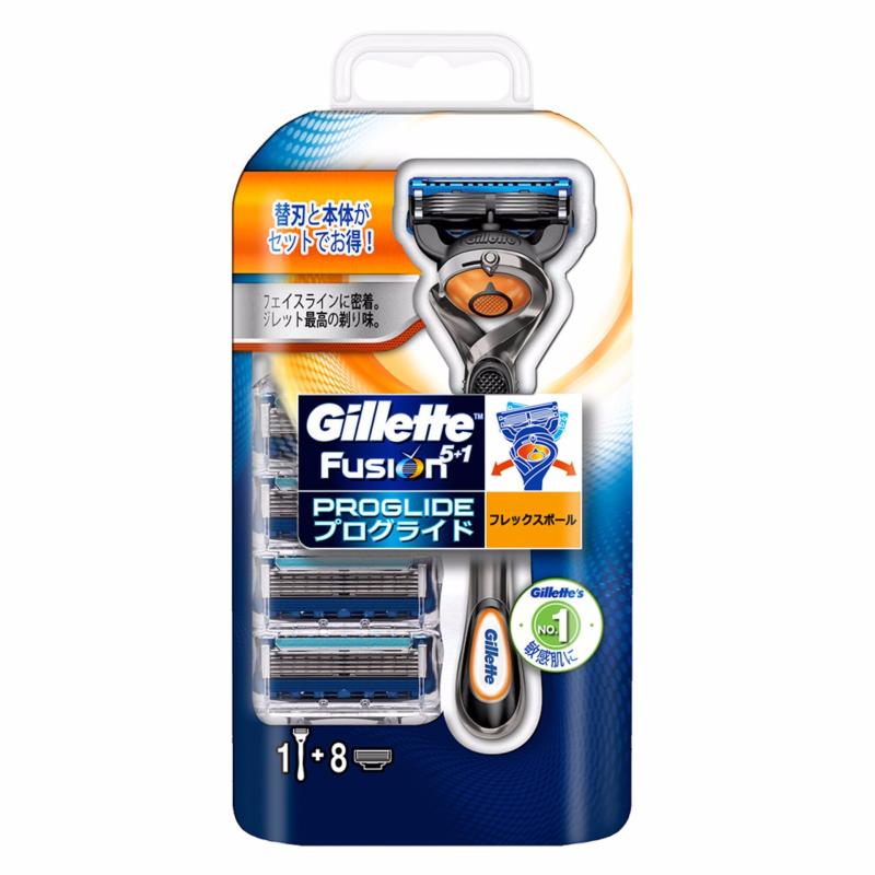 Bộ Dao Cạo Râu Và 8 Lưỡi Dao Cạo Gillette Fusion Proglide