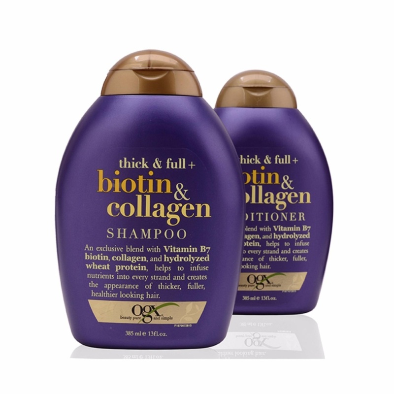 Bộ dầu gội, xả chống rụng và kích thích mọc tóc Thick & Full Organix Biotin & Collagen giá rẻ