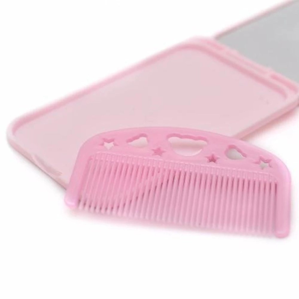 Bộ gương lược trang điểm mini bỏ túi hoặc đi chơi xa MLS332